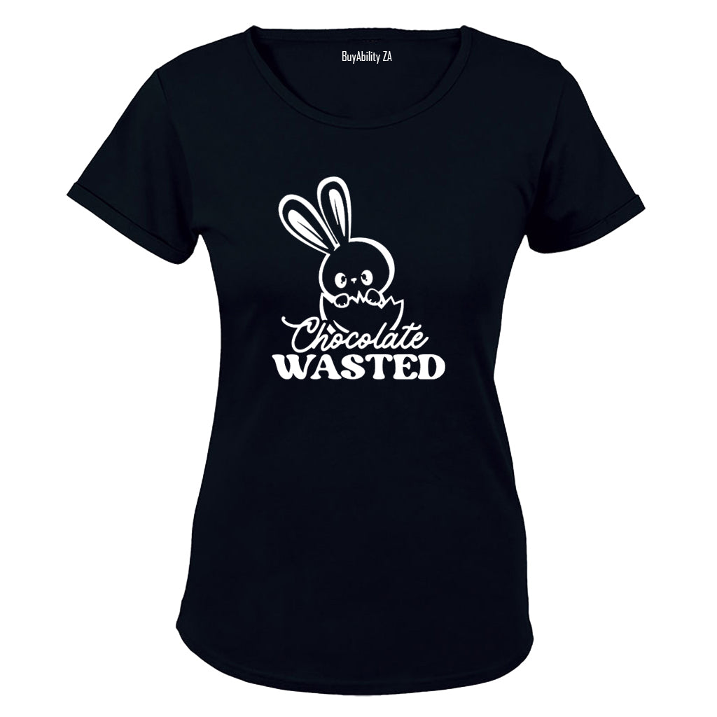 Chocolate Wasted - Easter - Ladies - T-Shirt