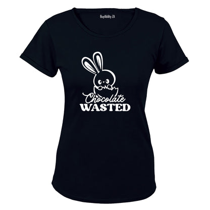 Chocolate Wasted - Easter - Ladies - T-Shirt