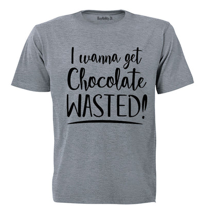 Chocolate Wasted - Easter - Adults - T-Shirt - BuyAbility