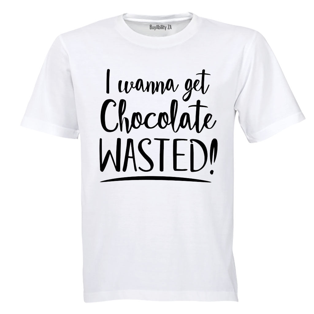 Chocolate Wasted - Easter - Adults - T-Shirt - BuyAbility
