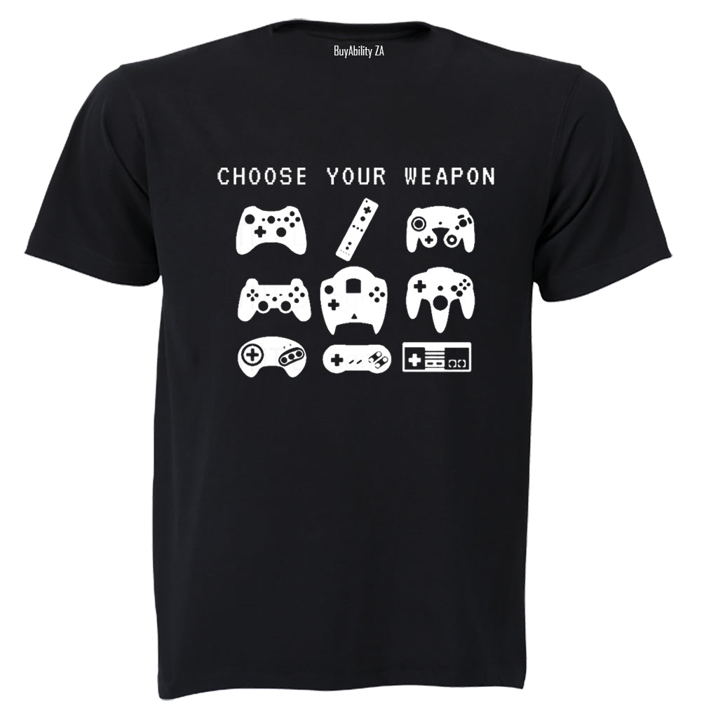 Choose Your Gaming Weapon - Kids T-Shirt - BuyAbility South Africa
