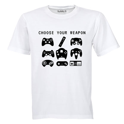 Choose Your Gaming Weapon - Kids T-Shirt - BuyAbility South Africa