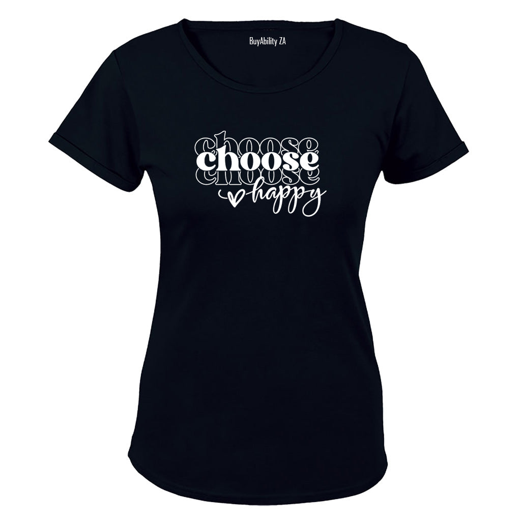 Choose Happy - Ladies - T-Shirt - BuyAbility South Africa