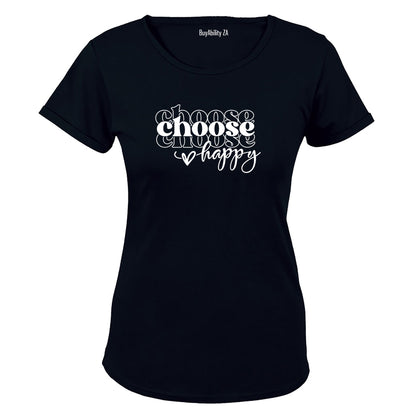 Choose Happy - Ladies - T-Shirt - BuyAbility South Africa