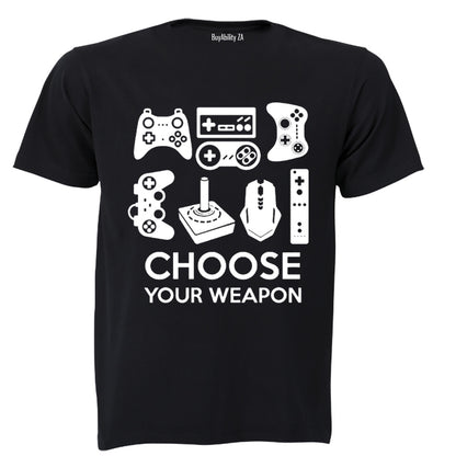 Choose Your Weapon - Gamer - Kids T-Shirt