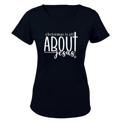 Christmas - All About Jesus - Ladies - T-Shirt - BuyAbility South Africa