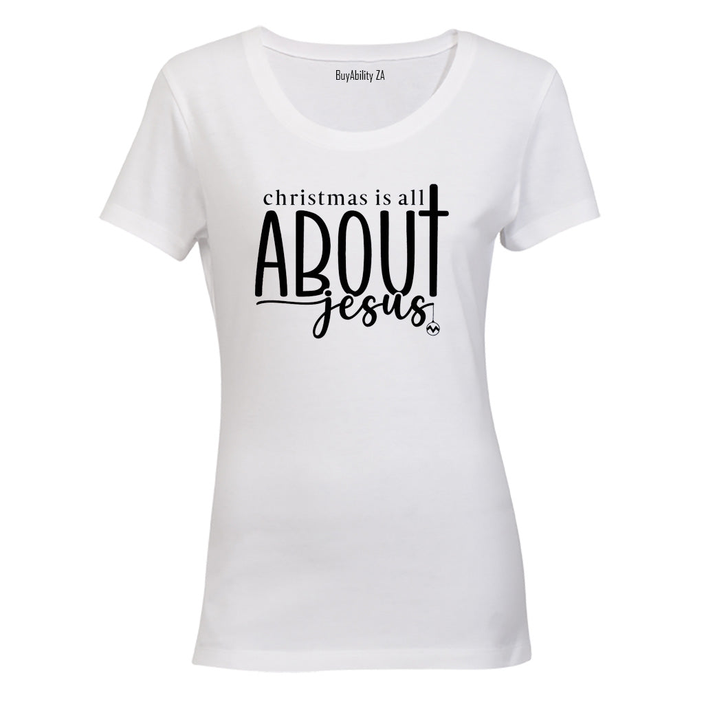 Christmas - All About Jesus - Ladies - T-Shirt