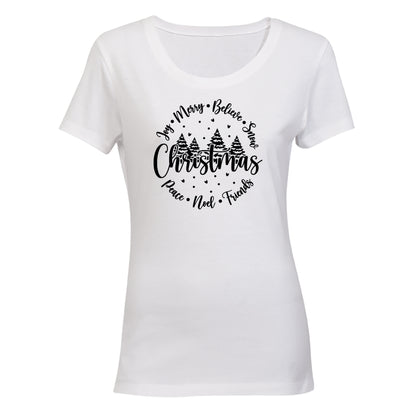 Christmas - Circular - Ladies - T-Shirt - BuyAbility South Africa