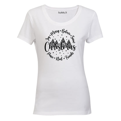 Christmas - Circular - Ladies - T-Shirt
