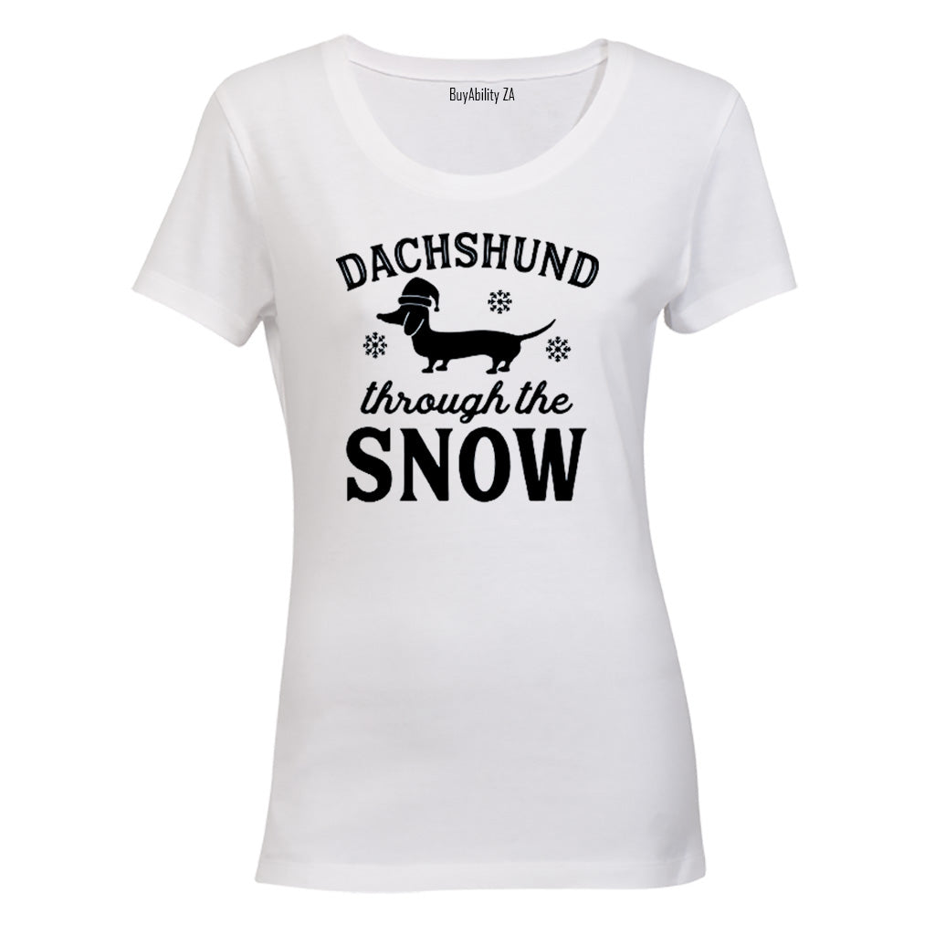 Christmas - Dachshund - Ladies - T-Shirt