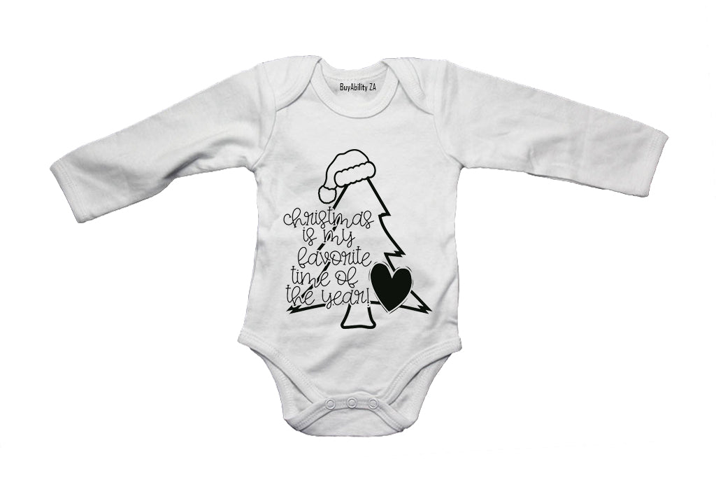 Christmas - Favorite Time - Baby Grow