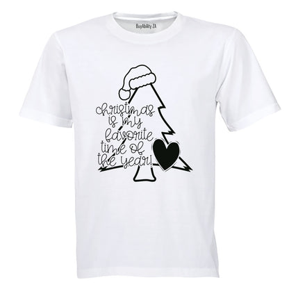 Christmas - Favorite Time - Adults - T-Shirt