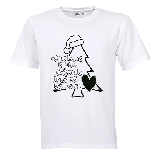 Christmas - Favorite Time - Adults - T-Shirt