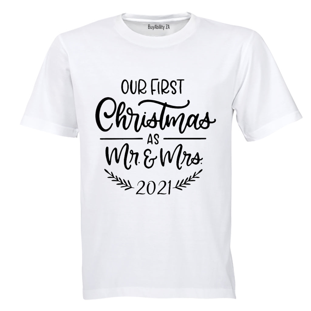 Christmas 2021 - Mr & Mrs - Adults - T-Shirt