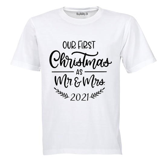 Christmas 2021 - Mr & Mrs - Adults - T-Shirt