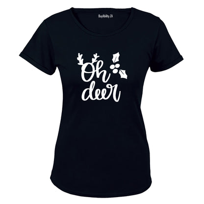 Christmas - Oh Deer - Ladies - T-Shirt