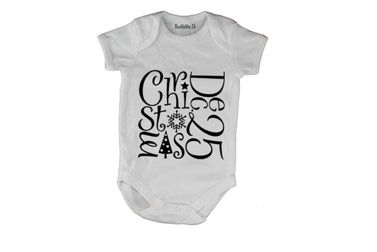 Christmas - 25 December! - Baby Grow
