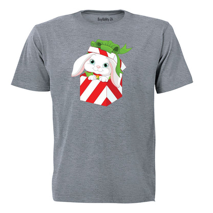 Christmas Bunny Gift - Kids T-Shirt - BuyAbility