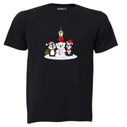 Christmas Carol Friends - Kids T-Shirt