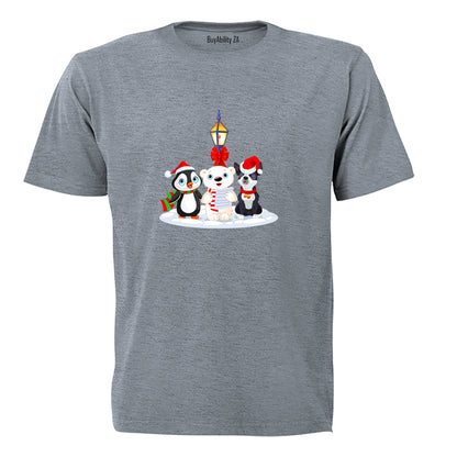 Christmas Carol Friends - Kids T-Shirt