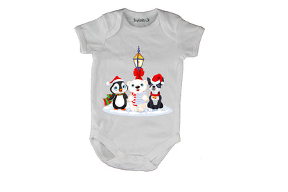 Christmas Carol Friends - Baby Grow