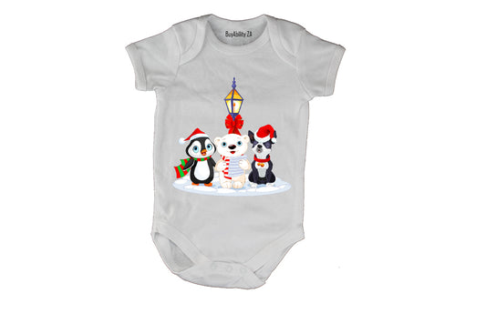 Christmas Carol Friends - Baby Grow