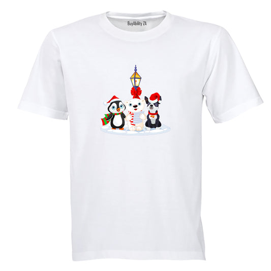 Christmas Carol Friends - Kids T-Shirt