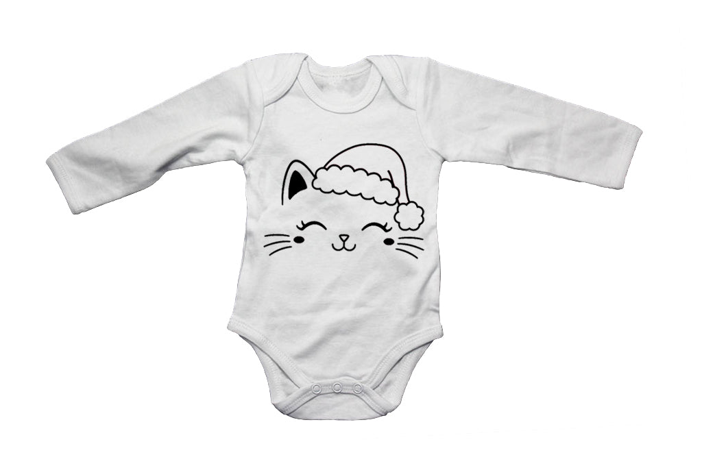Christmas Cat - Baby Grow