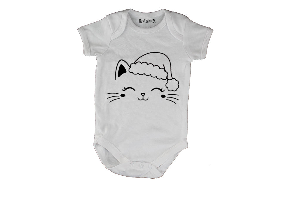 Christmas Cat - Baby Grow