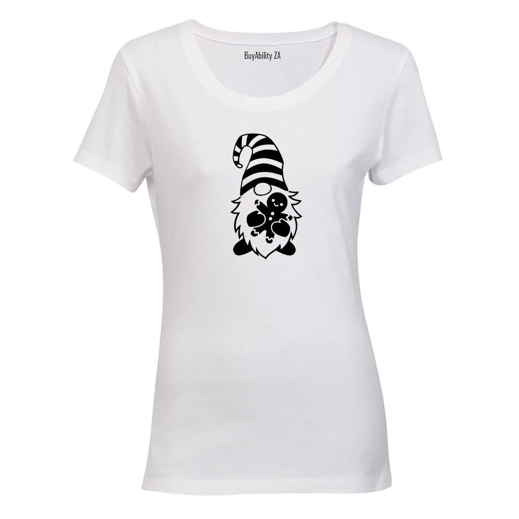 Christmas Cookie Gnome - Ladies - T-Shirt