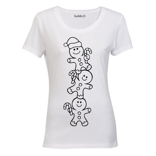 Christmas Cookie Tower - Ladies - T-Shirt