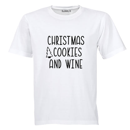 Cookies & Wine - Christmas - Adults - T-Shirt