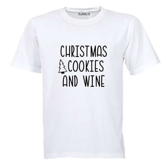 Cookies & Wine - Christmas - Adults - T-Shirt
