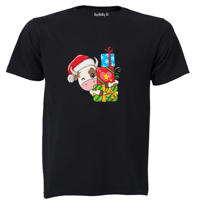 Christmas Cow - Kids T-Shirt