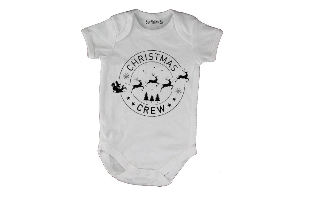 Christmas Crew Circular - Baby Grow