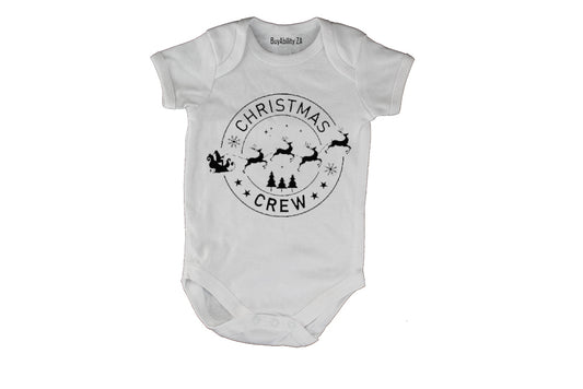 Christmas Crew Circular - Baby Grow