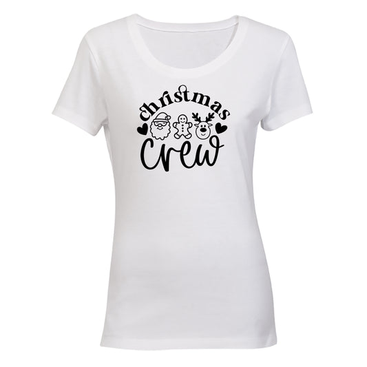 Christmas Crew - Hearts - Ladies - T-Shirt - BuyAbility South Africa