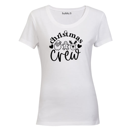 Christmas Crew - Hearts - Ladies - T-Shirt