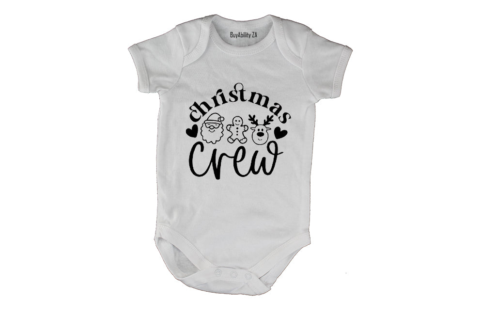 Christmas Crew - Hearts - Baby Grow