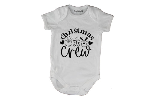 Christmas Crew - Hearts - Baby Grow