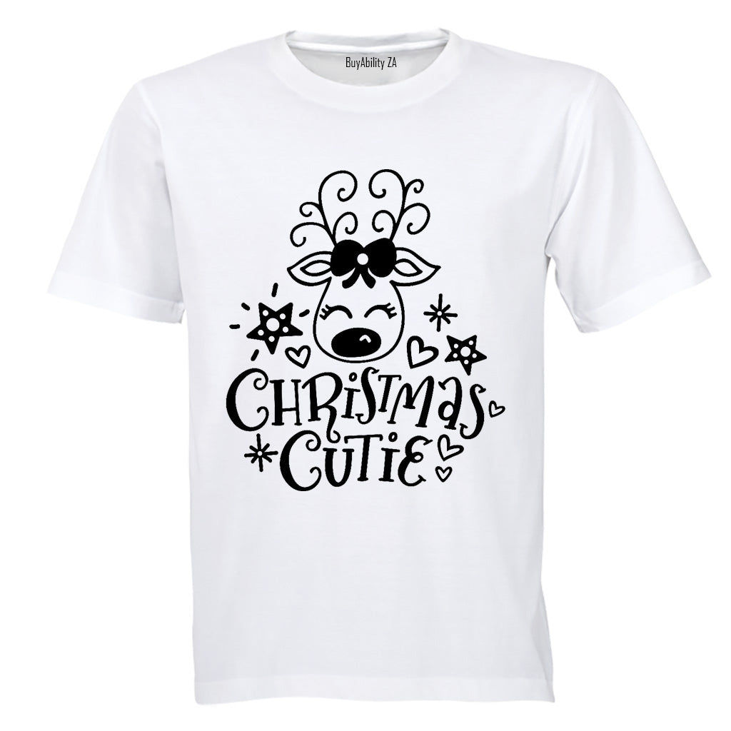 Christmas Cutie - Reindeer - Kids T-Shirt