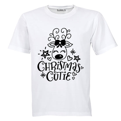 Christmas Cutie - Reindeer - Kids T-Shirt
