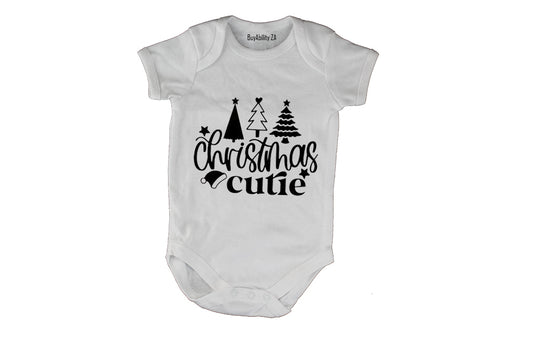 Christmas Cutie - Trees - Baby Grow