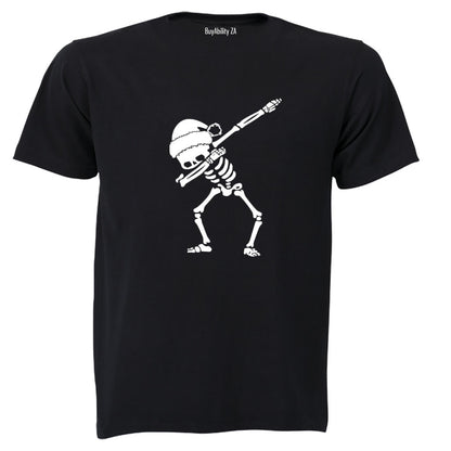 Christmas Dabbing Skeleton - Adults - T-Shirt