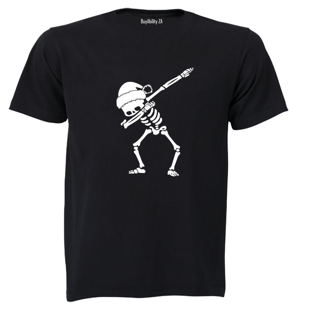 Christmas Dabbing Skeleton - Kids T-Shirt