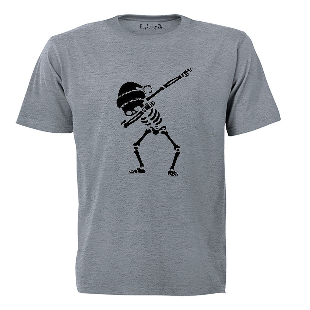 Christmas Dabbing Skeleton - Adults - T-Shirt