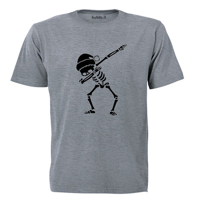 Christmas Dabbing Skeleton - Adults - T-Shirt