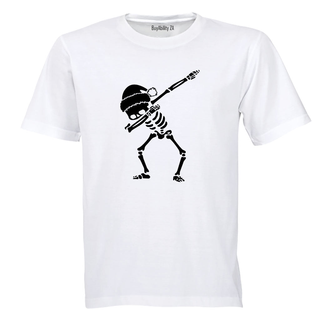 Christmas Dabbing Skeleton - Kids T-Shirt