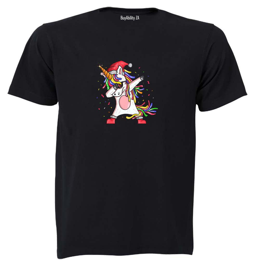 Christmas Dabbing Unicorn - Kids T-Shirt
