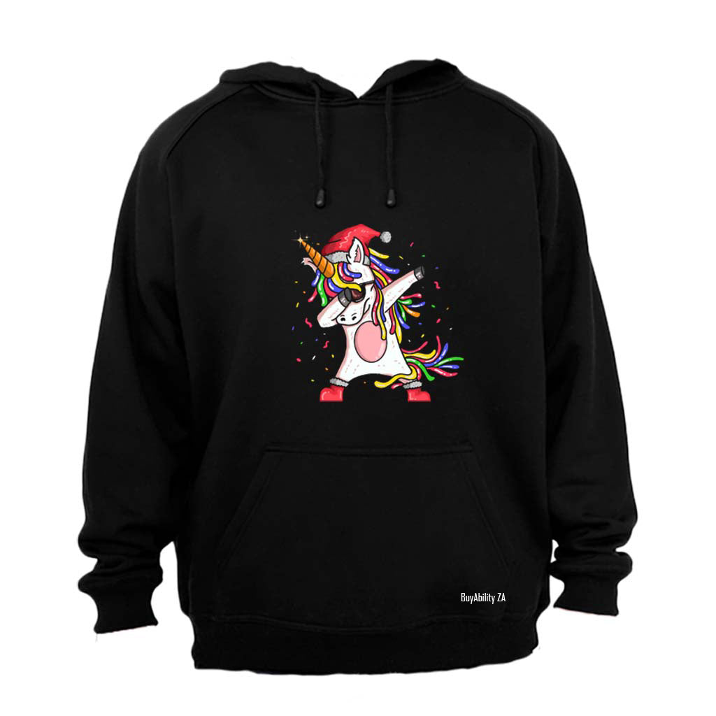 Christmas Dabbing Unicorn - Hoodie